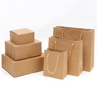 SKEPB006 製作精美紙袋 牛皮紙包裝盒 時尚購物手提袋 牛皮紙包裝袋 環保袋製造商